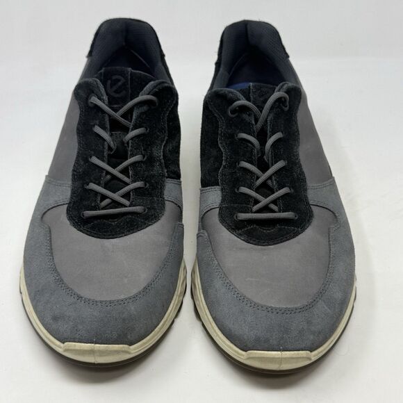 Ecco ST.1 Derby Sneakers Mens 10 EU 44 Gray Black Leather Casual Urban Shoes main image 11
